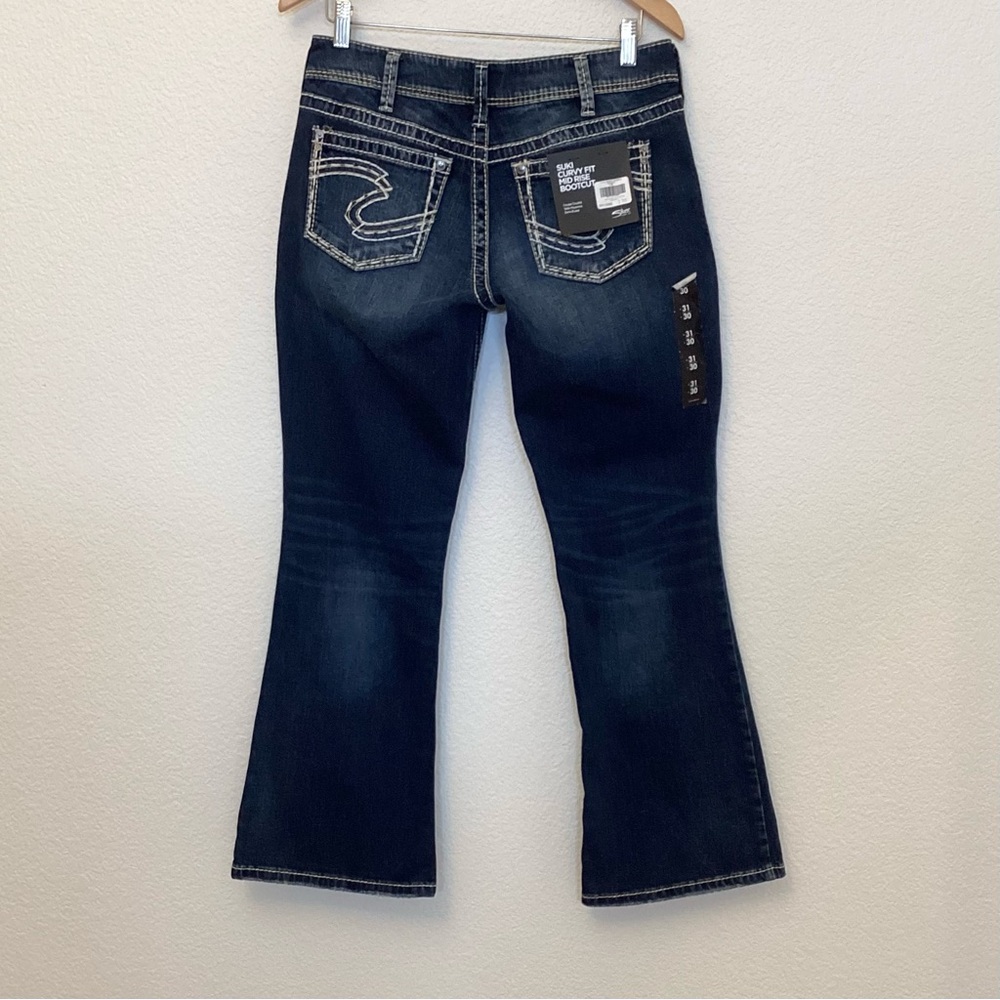 Silver Jeans W31/L30 NWT Suki Curvy Mid Rise Bootcut Women’s Jeans L9516SJB376 - Picture 7 of 16